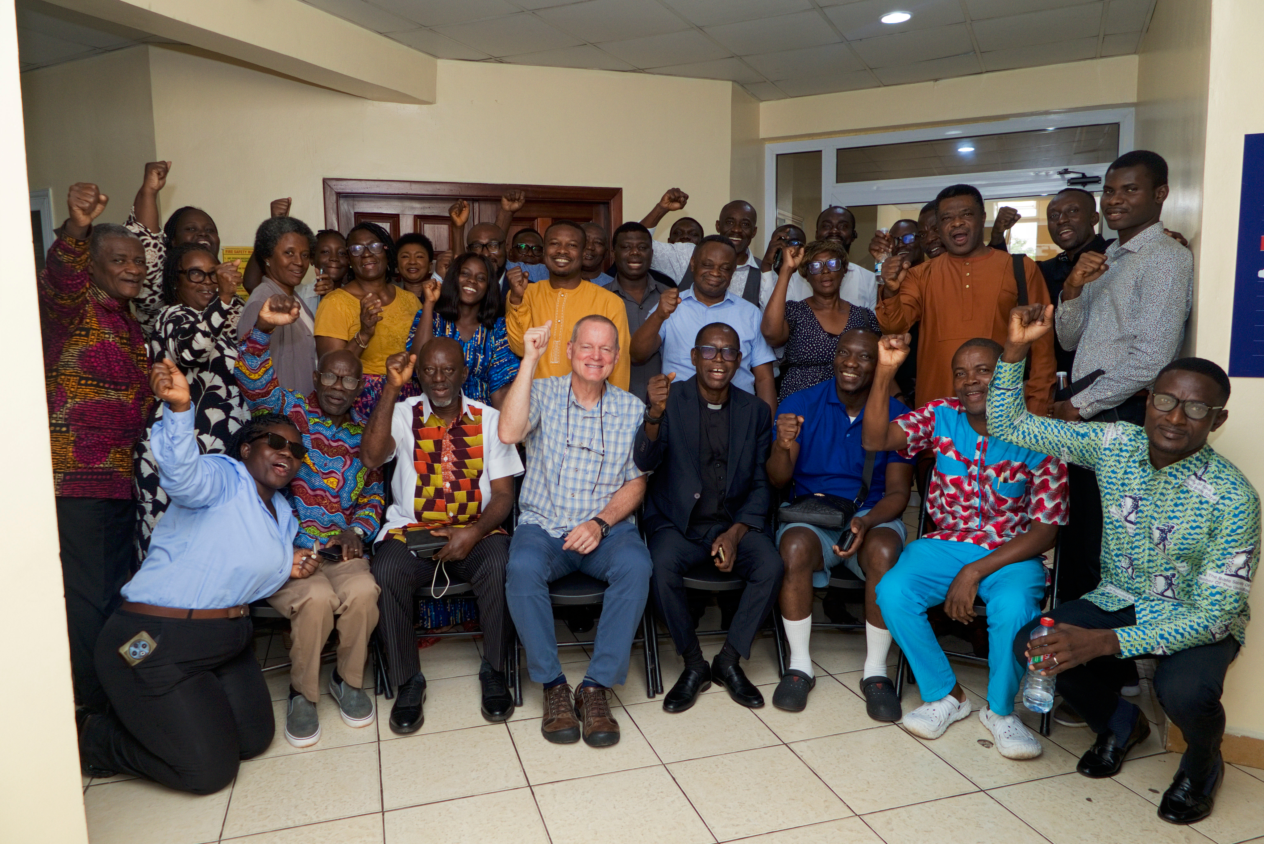 Generosity training participants gathered in Accra, Ghana